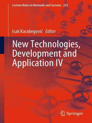 cover image of New Technologies, Development and Application IV